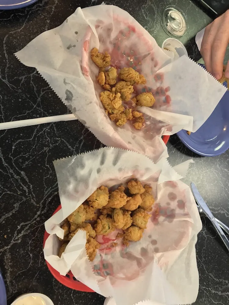 Fried Pickles and Okra